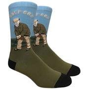 Urban-Peacock Mens Novelty Fun Socks - Golf God - 1 Pair