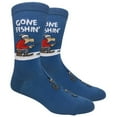 thumbnail image 1 of Urban-Peacock Men's Novelty Fun Socks - Gone Fishing - 1 Pair, 1 of 1