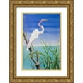 thumbnail image 1 of Urban Pearl Collection, Llc 11x14 Gold Ornate Wood Framed with Double Matting Museum Art Print Titled - Seabirds At Noon II, 1 of 4