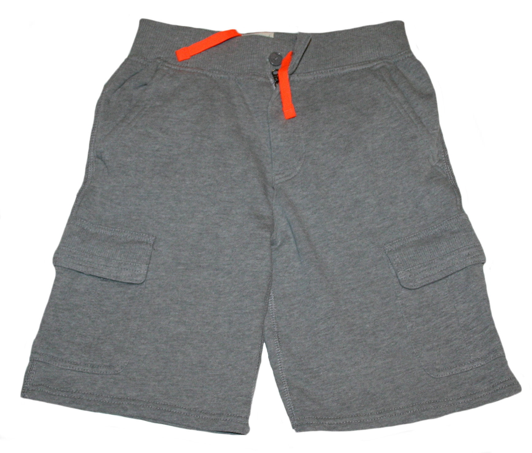 Urban Pipeline Big Boy's Gray Fleece Cargo Shorts (Small 6)