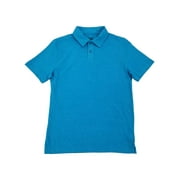 Urban Pipeline Boys Bright Blue Heather Short Sleeve Polo Shirt Small