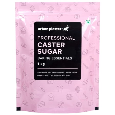 Urban Platter Professional Caster Sugar, 1Kg (Perfect For Baking, Castor Sugar, Finely Granulated Free-Flowing Sweetener)