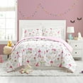 thumbnail image 1 of Urban Playground Kids and Teens Pretty in Paris Pink 2-Piece Comforter Set, Twin/Twin XL, 1 of 10
