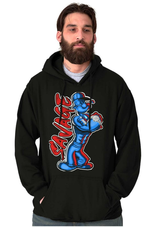 Urban Popeye Drip Savage Cartoon Hoodie Sweatshirt Women Men Brisco Brands S