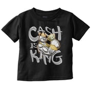 Urban Popeye Money Cash is King Toddler Boy Girl T Shirt Infant Toddler Brisco Brands 6M