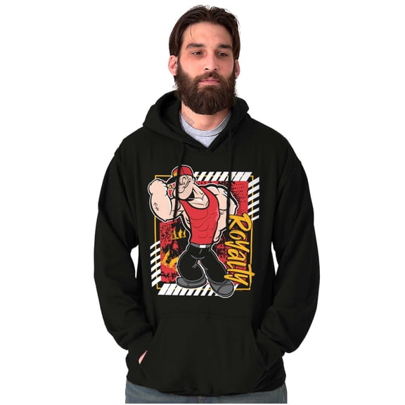 Urban Popeye Royalty Muscle Cartoon Hoodie Sweatshirt Women Men Brisco Brands S