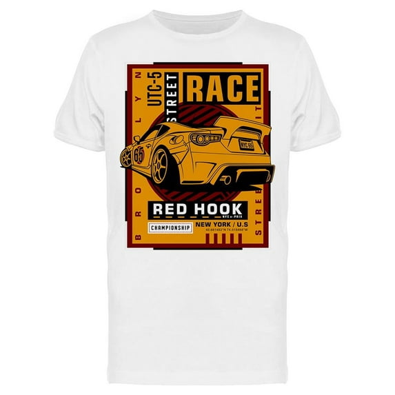 Urban Race Race Car T-Shirt Men -Image by Shutterstock, Male XX-Large