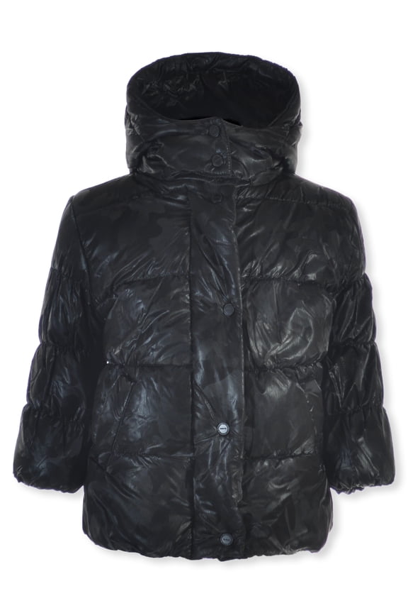 Baby Girls' Puffer Jacket Color: black Size: 12 months