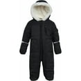thumbnail image 1 of Urban Republic Baby Boys Snowsuit - One-Piece Full Sherpa Fleece Lined Infant Pram Quilted Baby Winter Suit (3M-9M), 1 of 7