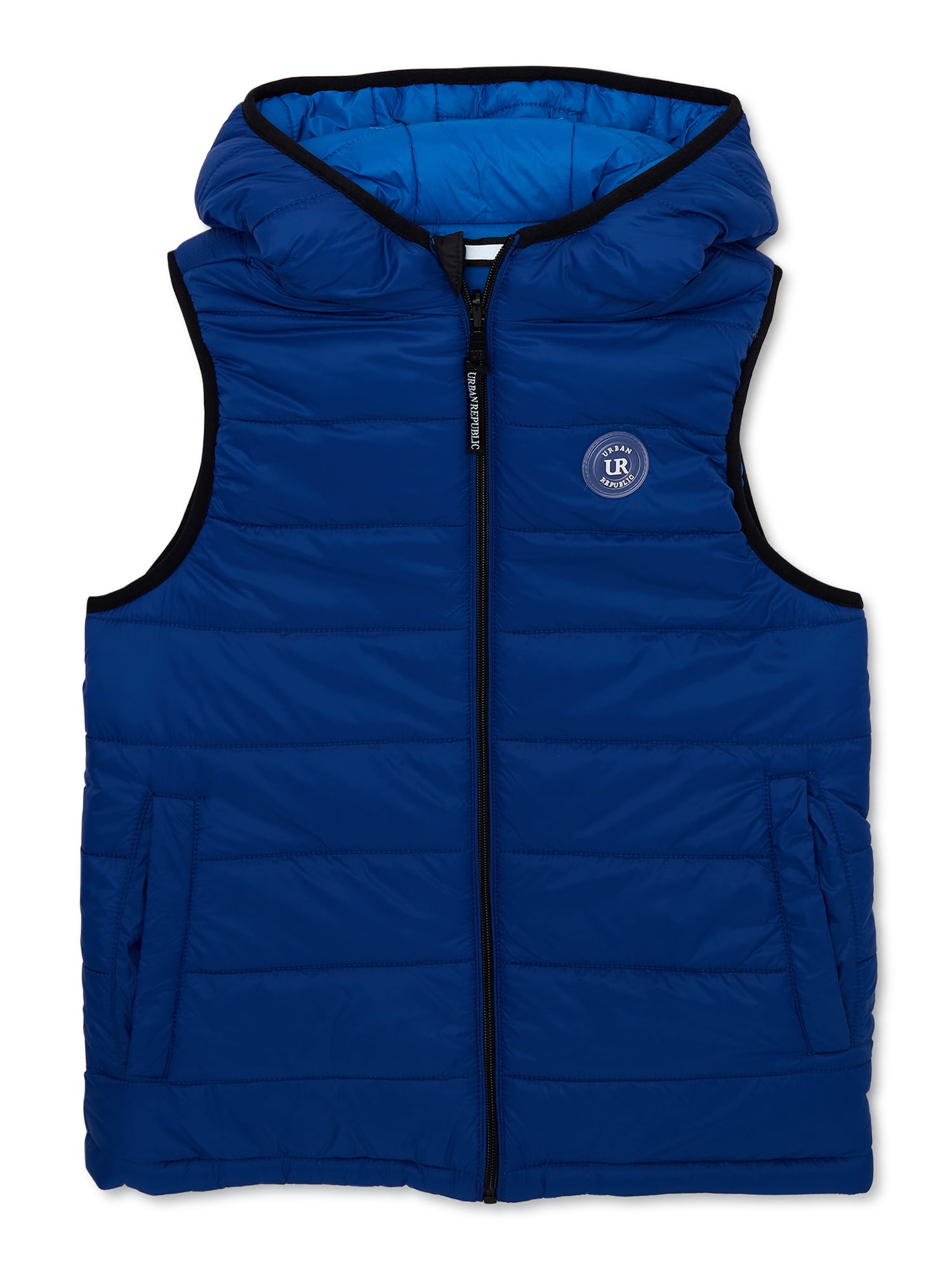 Urban Republic Boys Reversible Hooded Vest, Sizes 420