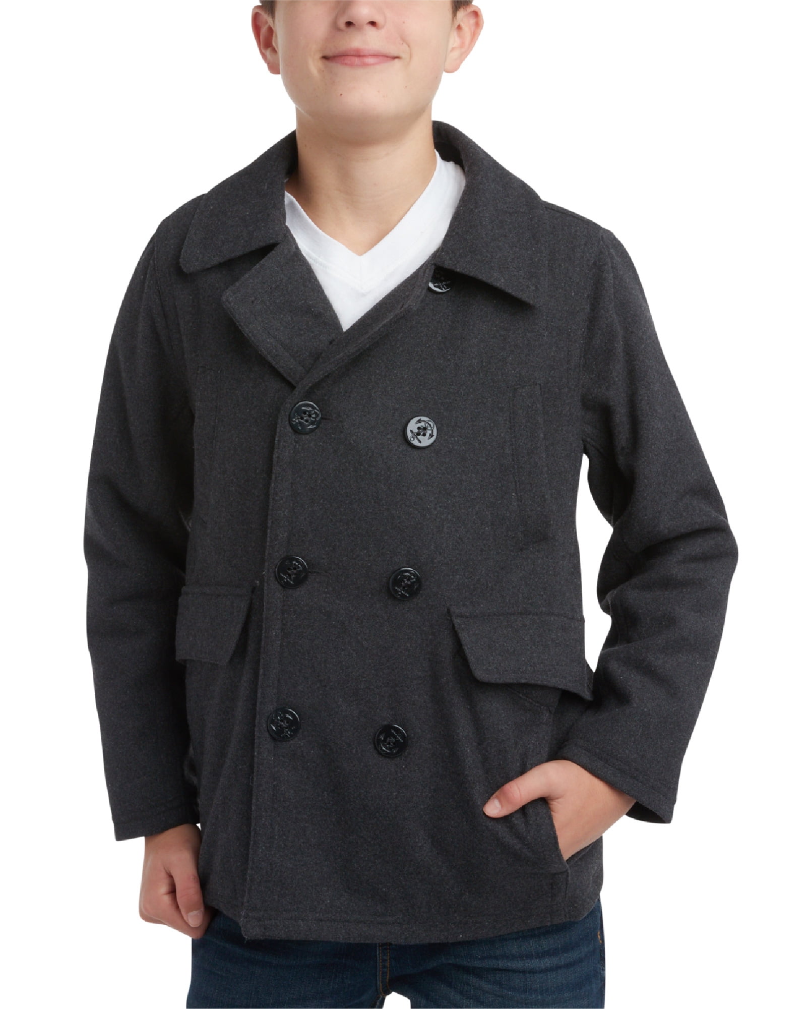 Boys wool pea coat online