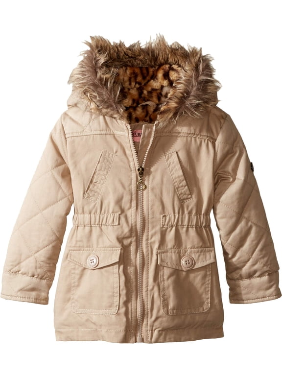 Baby Girl's Cotton Twill Jacket (Infant/Toddler) Stone 3T