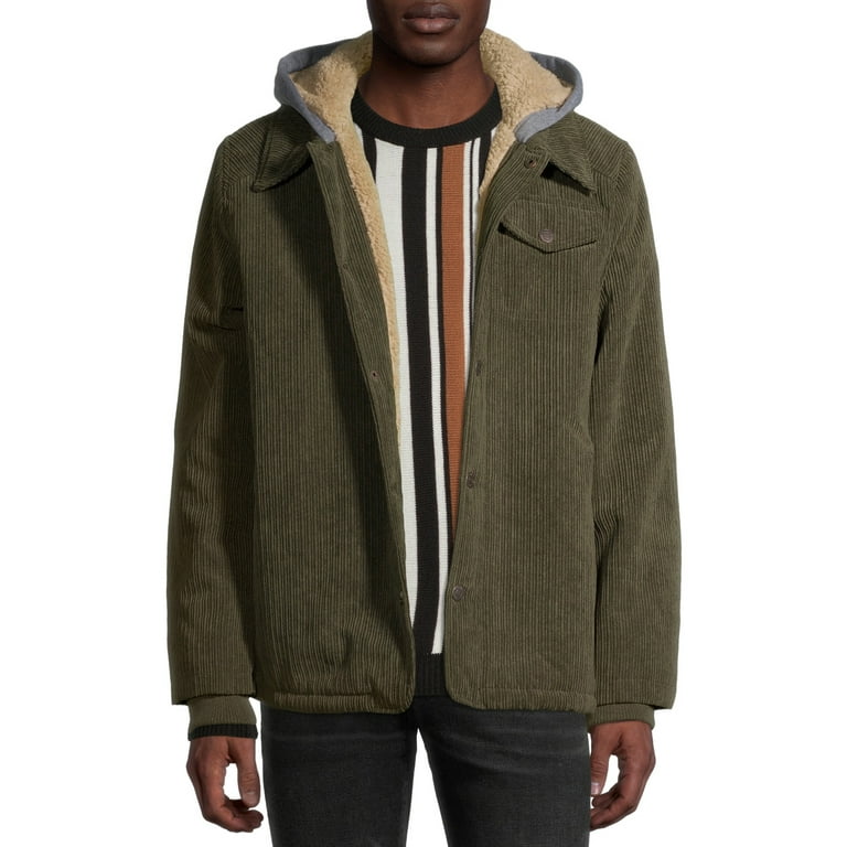 Corduroy shearling shop jacket mens