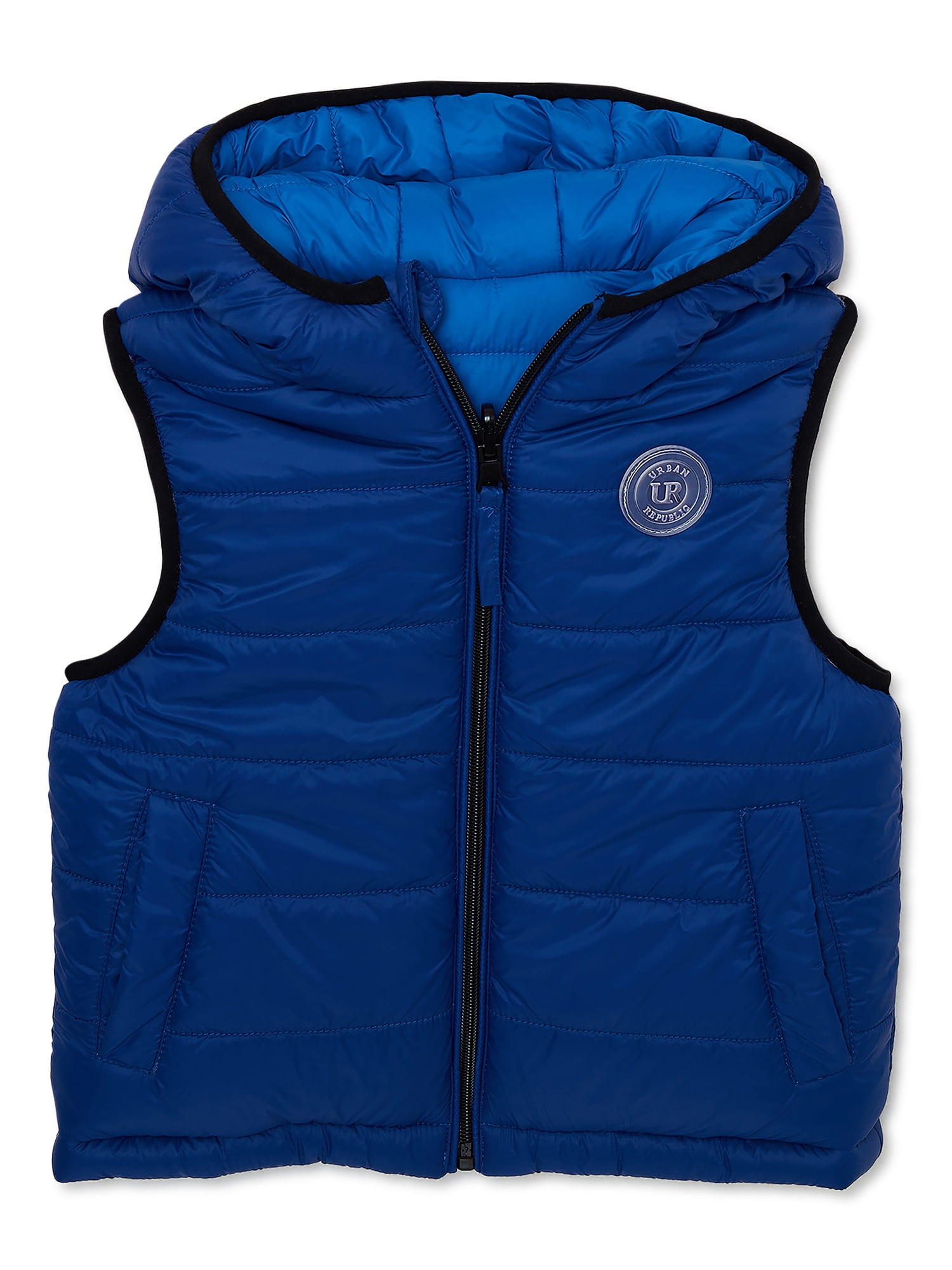 Urban Republic Toddler Boy Reversible Hooded Vest, Sizes 12M5T
