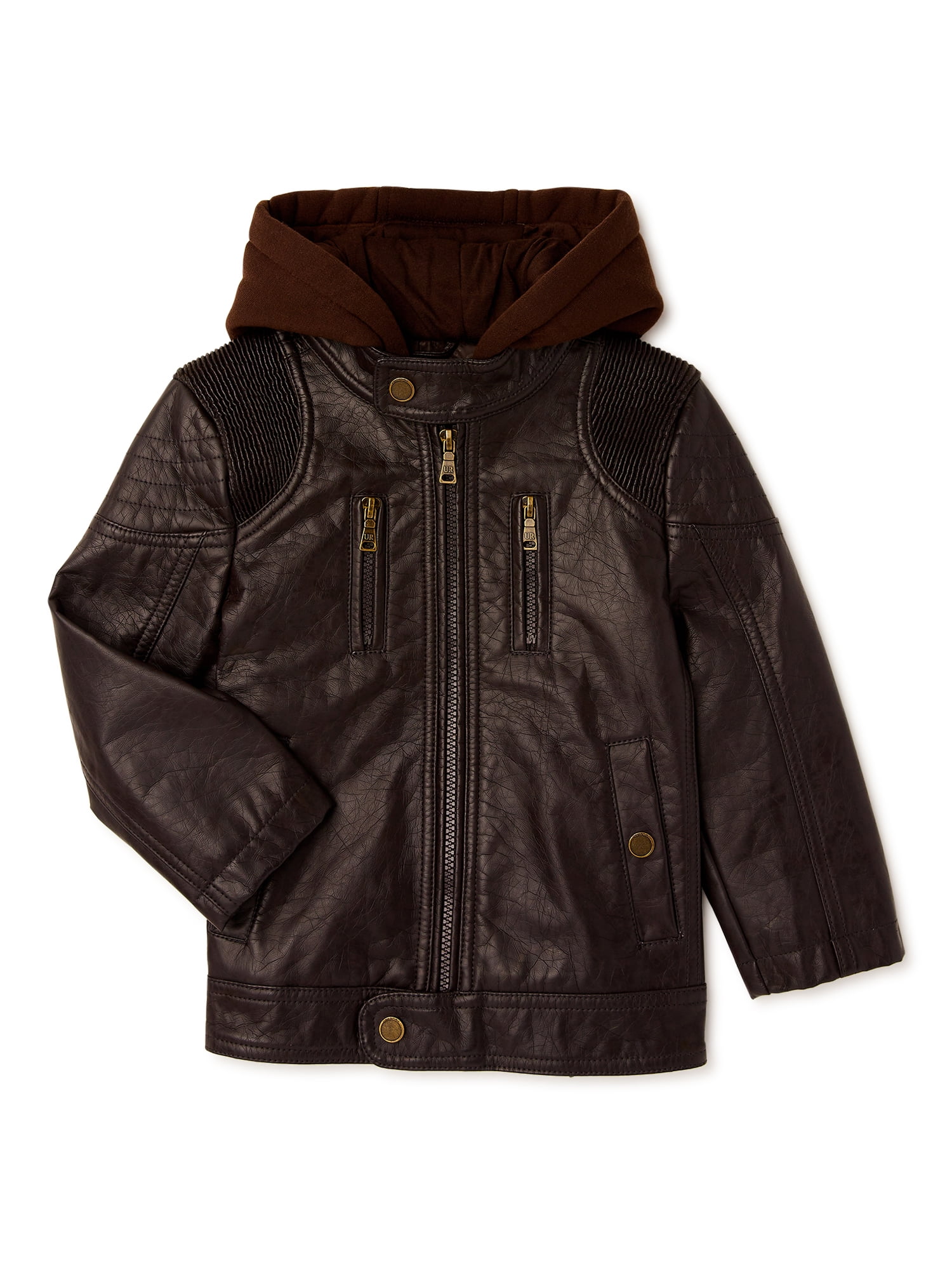 Urban Republic Toddler Boys Faux Leather Biker Jacket, Sizes 2T4T