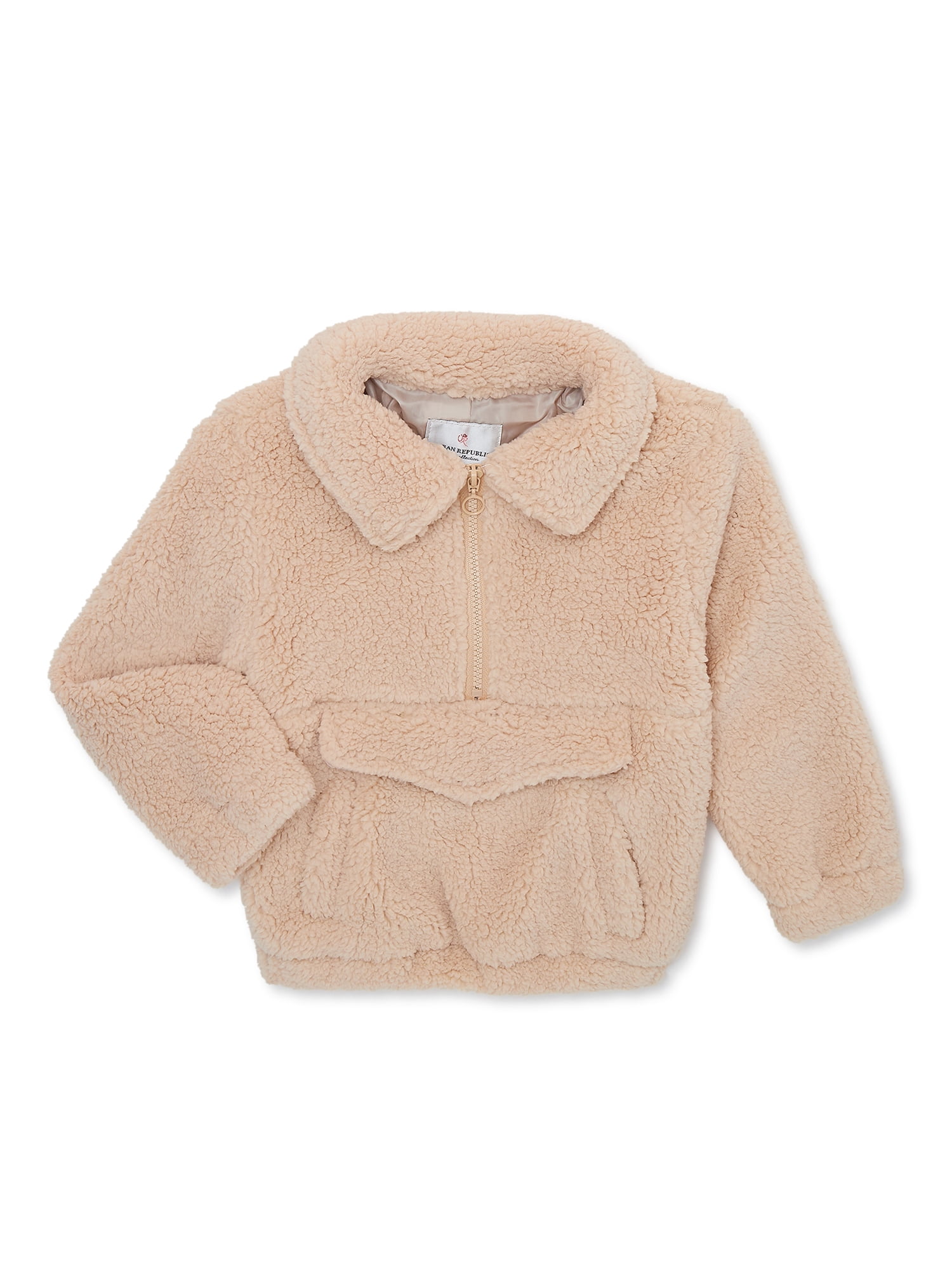 Toddler Girl Faux Sherpa Pullover Jacket Sizes Liberia Ubuy
