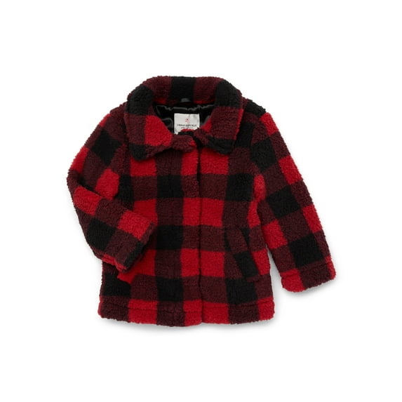 Urban Republic Toddler Girl Fleece Snap Jacket, Sizes 2T-4T