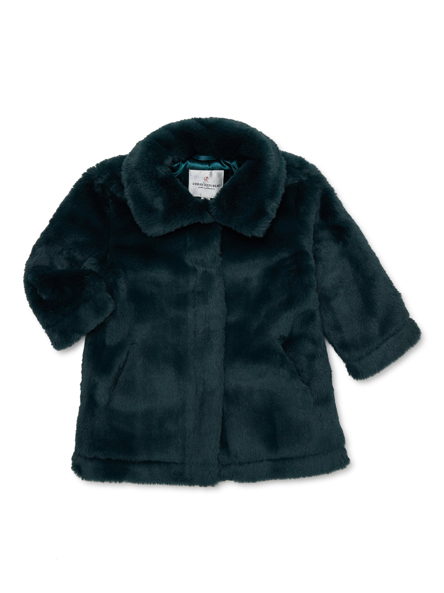 Urban Republic Toddler Girls Faux Fur Coat, Sizes 12M-5T - Walmart.com