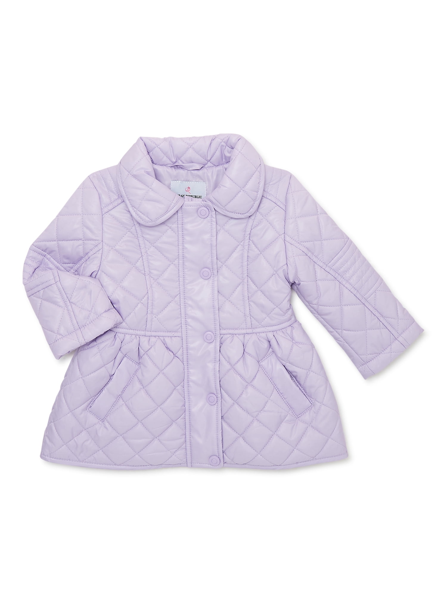 Urban Republic Toddler Girls Quilted Barn Jacket, Sizes 12M5T