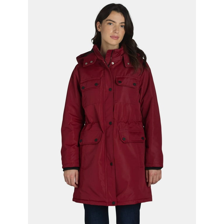 Urban Republic Women's Ballistic Jacket with Hood, Sizes, S Urban Republic Women's Ballistic Jacket with Hood, Sizes, S