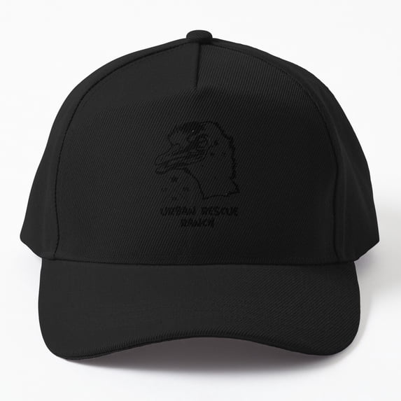 Urban Rescue Ranch K Baseball Hat, Lettered Ranch Fan Graphic Design, Classic Cap