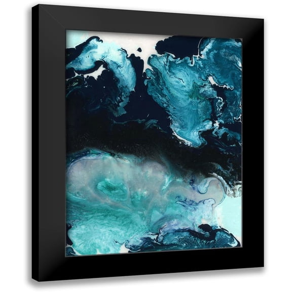 Urban Road 12x14 Black Modern Framed Museum Art Print Titled - Apollo