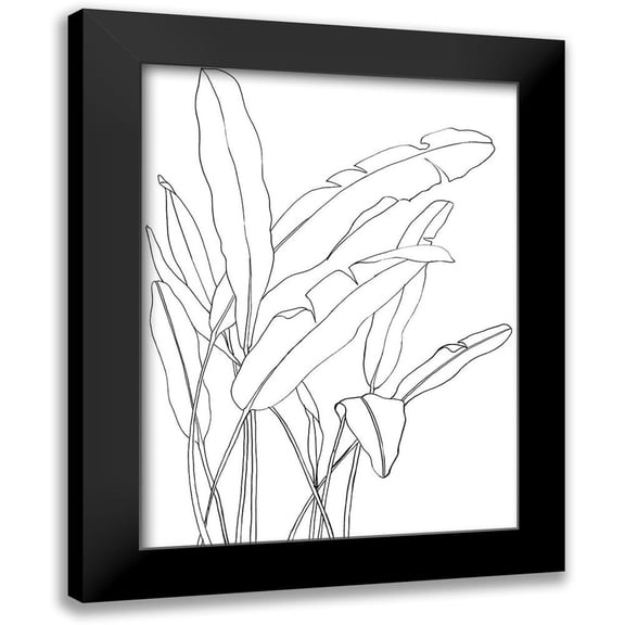 Urban Road 12x14 Black Modern Framed Museum Art Print Titled - Camila Poster