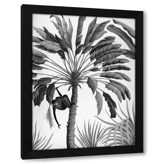 Urban Road 12x14 Black Modern Wood Framed Wall Art Titled - Dominica II