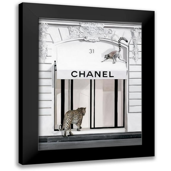 Urban Road 12x14 Black Modern Framed Museum Art Print Titled - Fashion Week