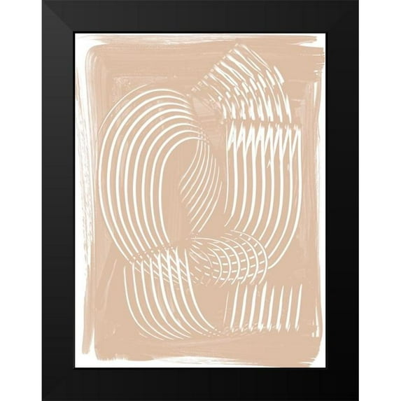 Urban Road 12x14 Black Modern Framed Museum Art Print Titled - Fauves III