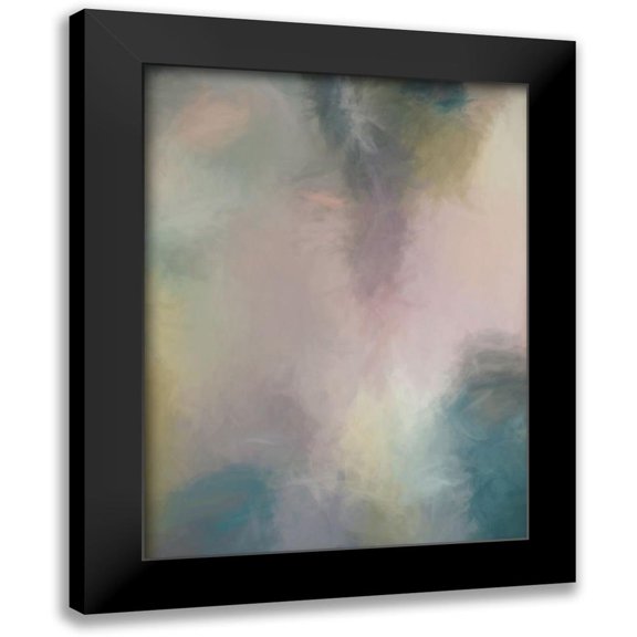 Urban Road 12x14 Black Modern Framed Museum Art Print Titled - Winter In The City