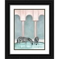 thumbnail image 1 of Urban Road 12x14 Black Ornate Wood Framed with Double Matting Museum Art Print Titled - Office Gossip, 1 of 4