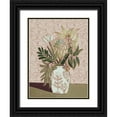 thumbnail image 1 of Urban Road 12x14 Black Ornate Wood Framed with Double Matting Museum Art Print Titled - Protea Posy, 1 of 4