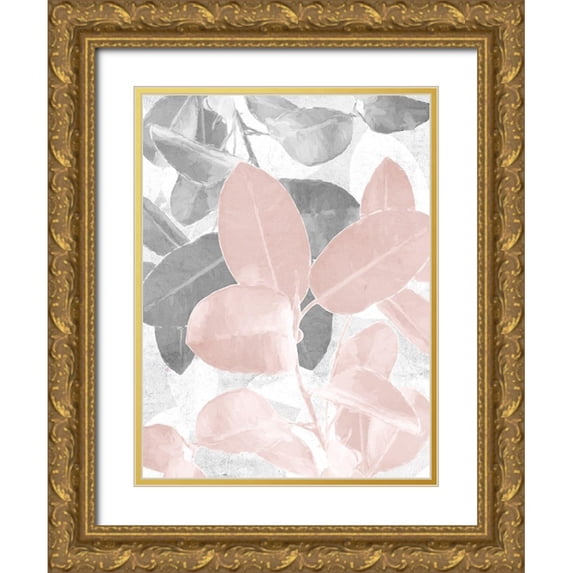Urban Road 12x14 Gold Ornate Wood Framed with Double Matting Museum Art Print Titled - Prim I
