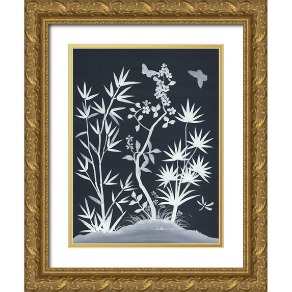 Urban Road 12x14 Gold Ornate Wood Framed with Double Matting Museum Art Print Titled - Zen Garden I