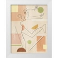 thumbnail image 1 of Urban Road 12x14 White Modern Wood Framed Museum Art Print Titled - Dancer, 1 of 4