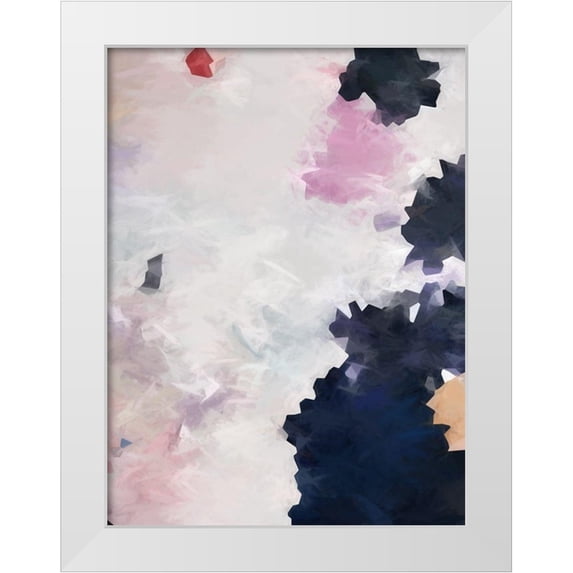 Urban Road 12x14 White Modern Wood Framed Museum Art Print Titled - Floating On Air