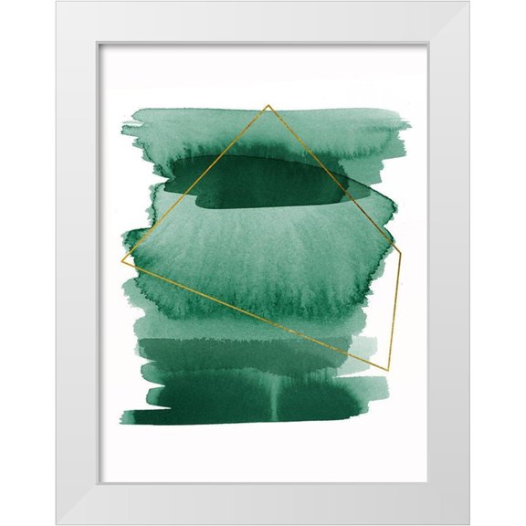 Urban Road 12x14 White Modern Wood Framed Museum Art Print Titled - Greenset Poster