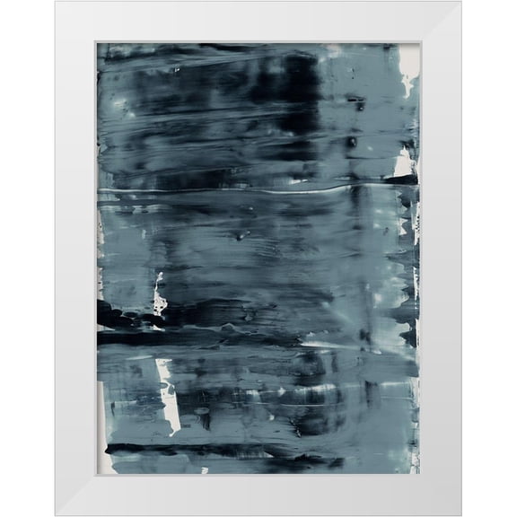 Urban Road 12x14 White Modern Wood Framed Museum Art Print Titled - Pepper Tree