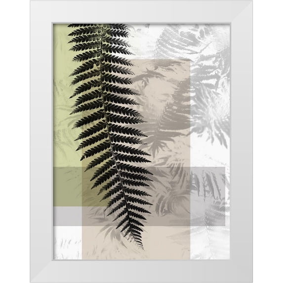 Urban Road 12x14 White Modern Wood Framed Museum Art Print Titled - Plantation III