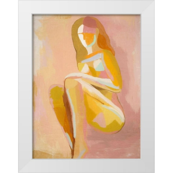 Urban Road 12x14 White Modern Wood Framed Museum Art Print Titled - Warmth