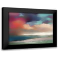 thumbnail image 1 of Urban Road 14x12 Black Modern Framed Museum Art Print Titled - Cloudy Bay, 1 of 5