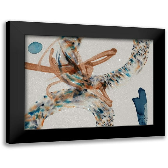 Urban Road 14x12 Black Modern Framed Museum Art Print Titled - Coober Pedy