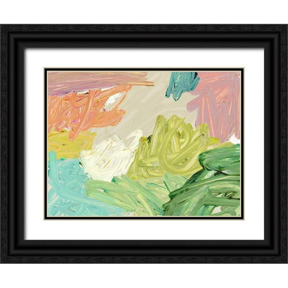 Urban Road 14x12 Black Ornate Wood Framed with Double Matting Museum Art Print Titled - Chorale