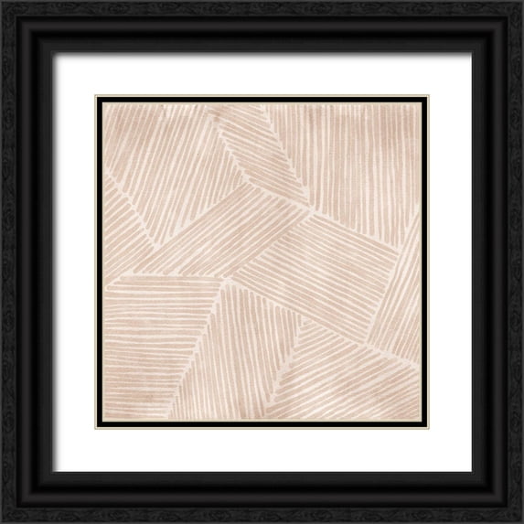 Urban Road 15x15 Black Ornate Wood Framed with Double Matting Museum Art Print Titled - Infinite IV
