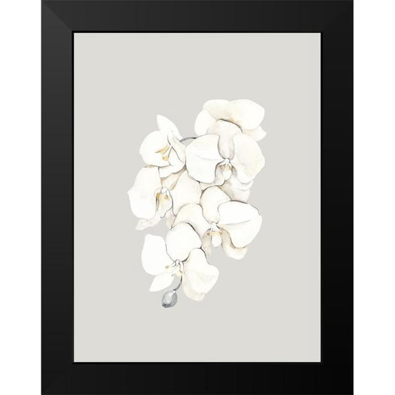 Urban Road 15x18 Black Modern Framed Museum Art Print Titled - Beige Lilies Poster