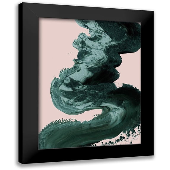 Urban Road 15x18 Black Modern Framed Museum Art Print Titled - Into the Woods