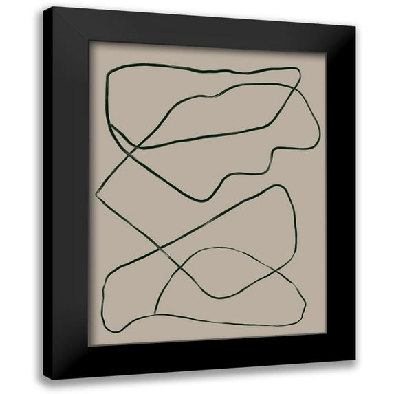 Urban Road 15x18 Black Modern Framed Museum Art Print Titled - Stacks