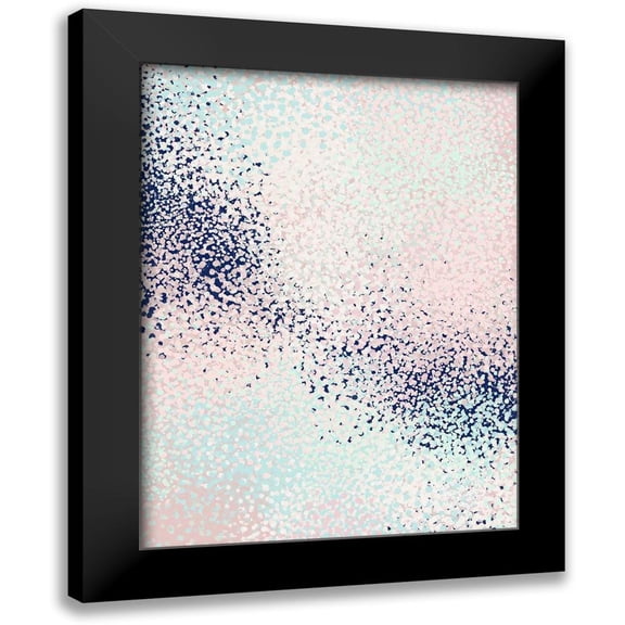 Urban Road 15x18 Black Modern Framed Museum Art Print Titled - Violet Sky Poster