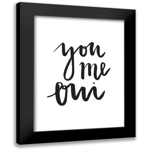 Urban Road 15x18 Black Modern Framed Museum Art Print Titled - You Me Oui Poster